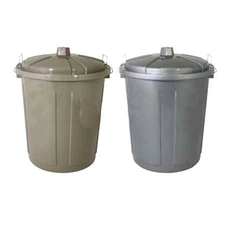 BIDONE PER RIFIUTI 'BIN' Ø 44xh 54 cm, 50 lt - Col. Tortora