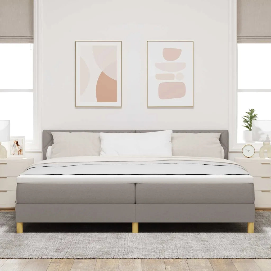 Letto a Sorgente LED con strisce LED Talpa 200 x 200 cm Tessuto 3342545