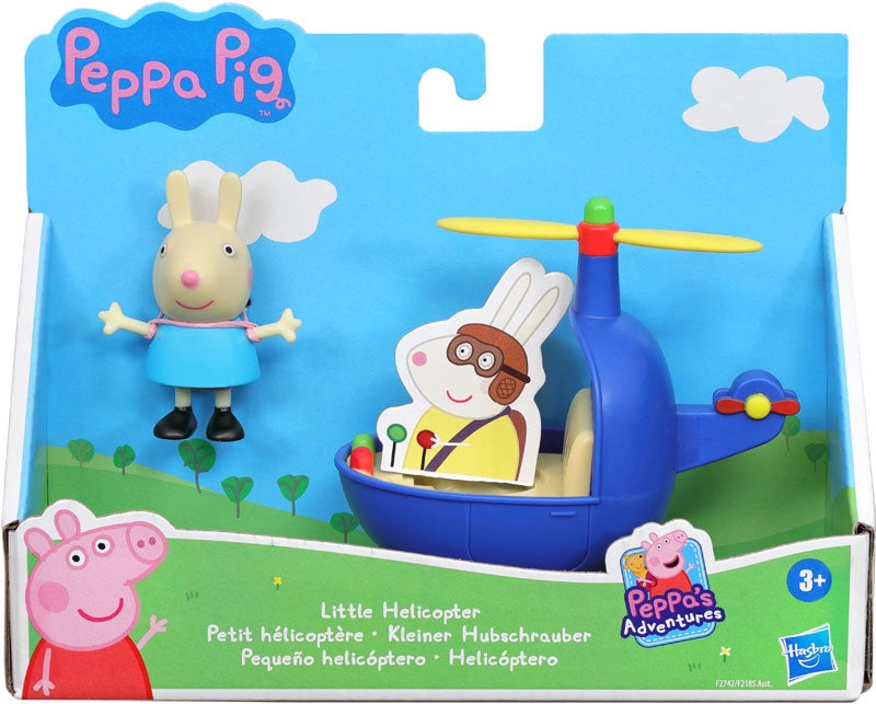 Peppa Pig Piccolo elicottero, Veicolo con personaggio, Hasbro,Eta 3+