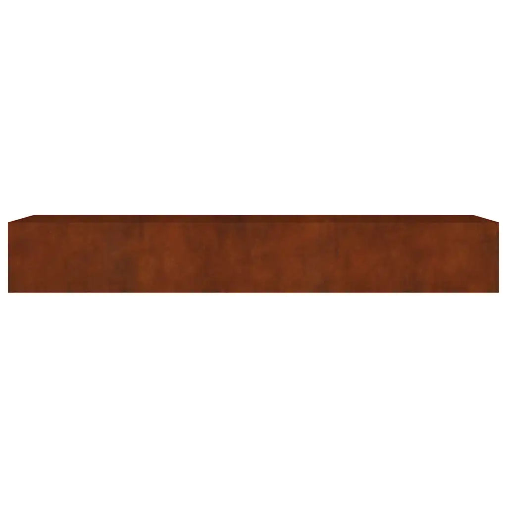 Fioriera Rialzata da Giardino 280x80x40 cm in Acciaio Corten 824534
