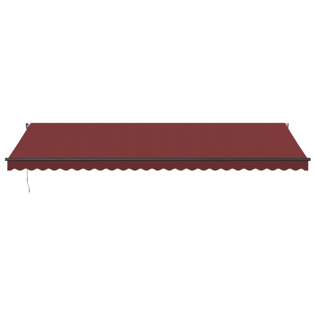 Tenda da Sole Retrattile Manuale Bordò 600x350 cm 3215010