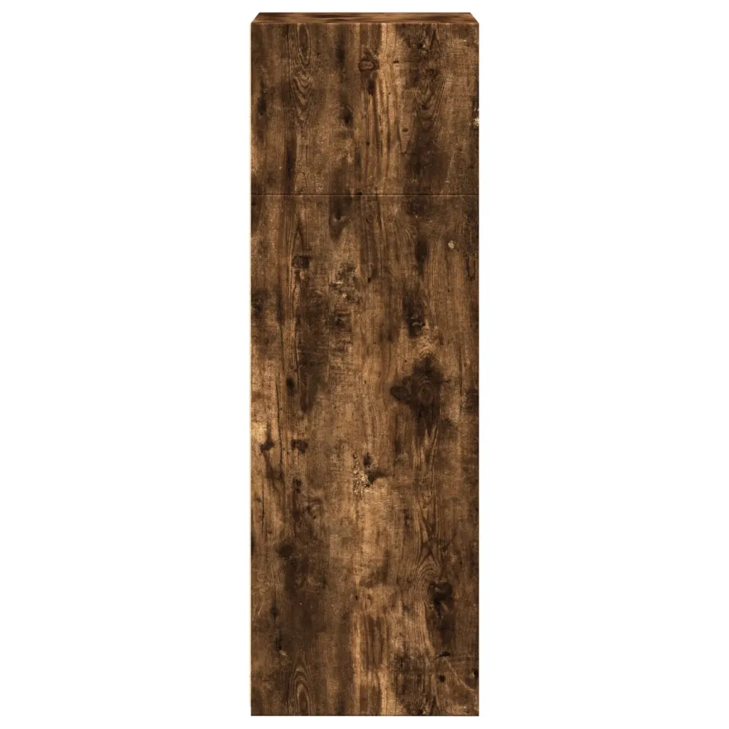 Credenza | Madia | Buffet da pranzo | Armadio da pranzo Rovere Fumo 45x41x124 cm in Legno Multistrato