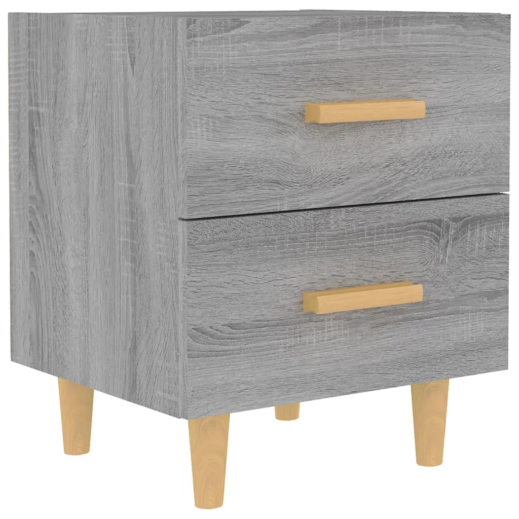 Comodino Grigio Sonoma 40x35x47,5 cm cod mxl 30836