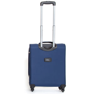 Trolley Valigia Morbida Bagaglio a Mano in Poliestere 4 Ruote Ravizzoni Matisse Blu