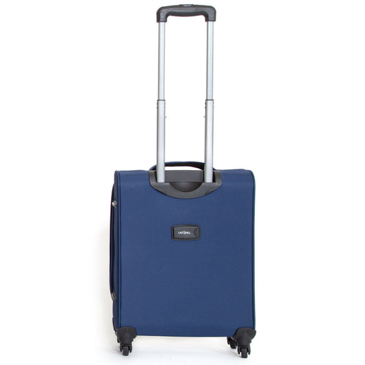 Trolley Valigia Morbida Bagaglio a Mano in Poliestere 4 Ruote Ravizzoni Matisse Blu