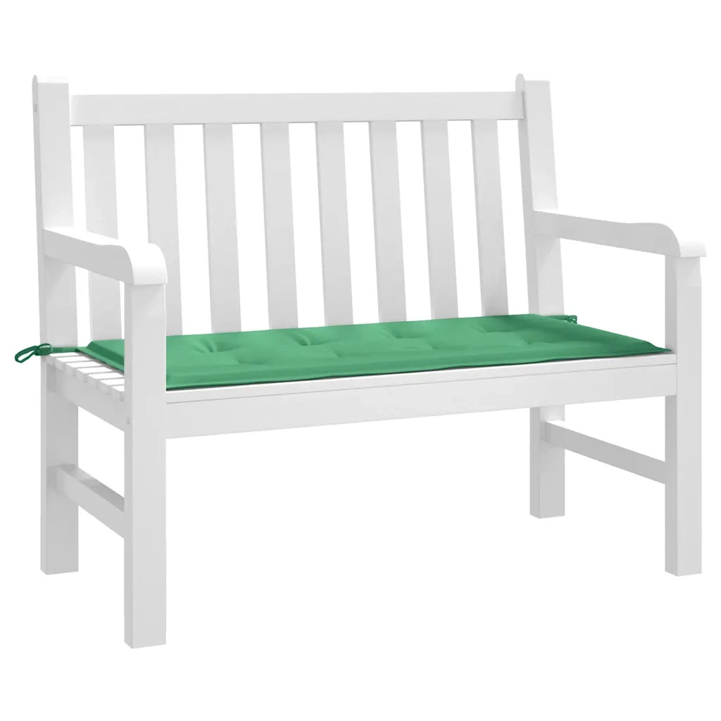 Cuscino per Panca Verde 120x50x4 cm in Tessuto Oxford