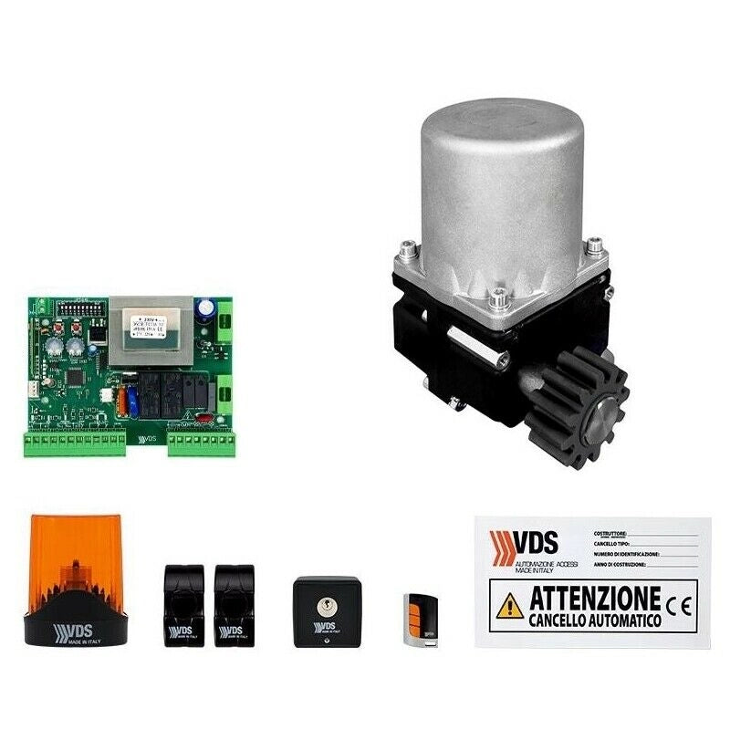 KIT PER CANCELLI SCORREVOLI SLIM VULCAN 230V VDS SLIM 230 10009/K AUTOMAZIONE