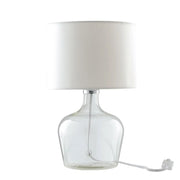 LAMPADA DA TAVOLO HENDRIX E27 D.23XH37CM BIANCA.