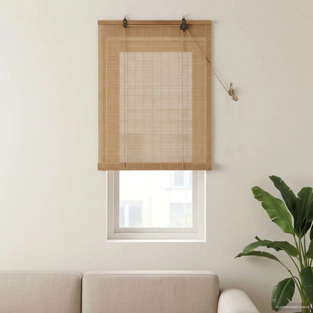 Tenda a rullo Marrone 50 x 160 cm Bambù 42039740
