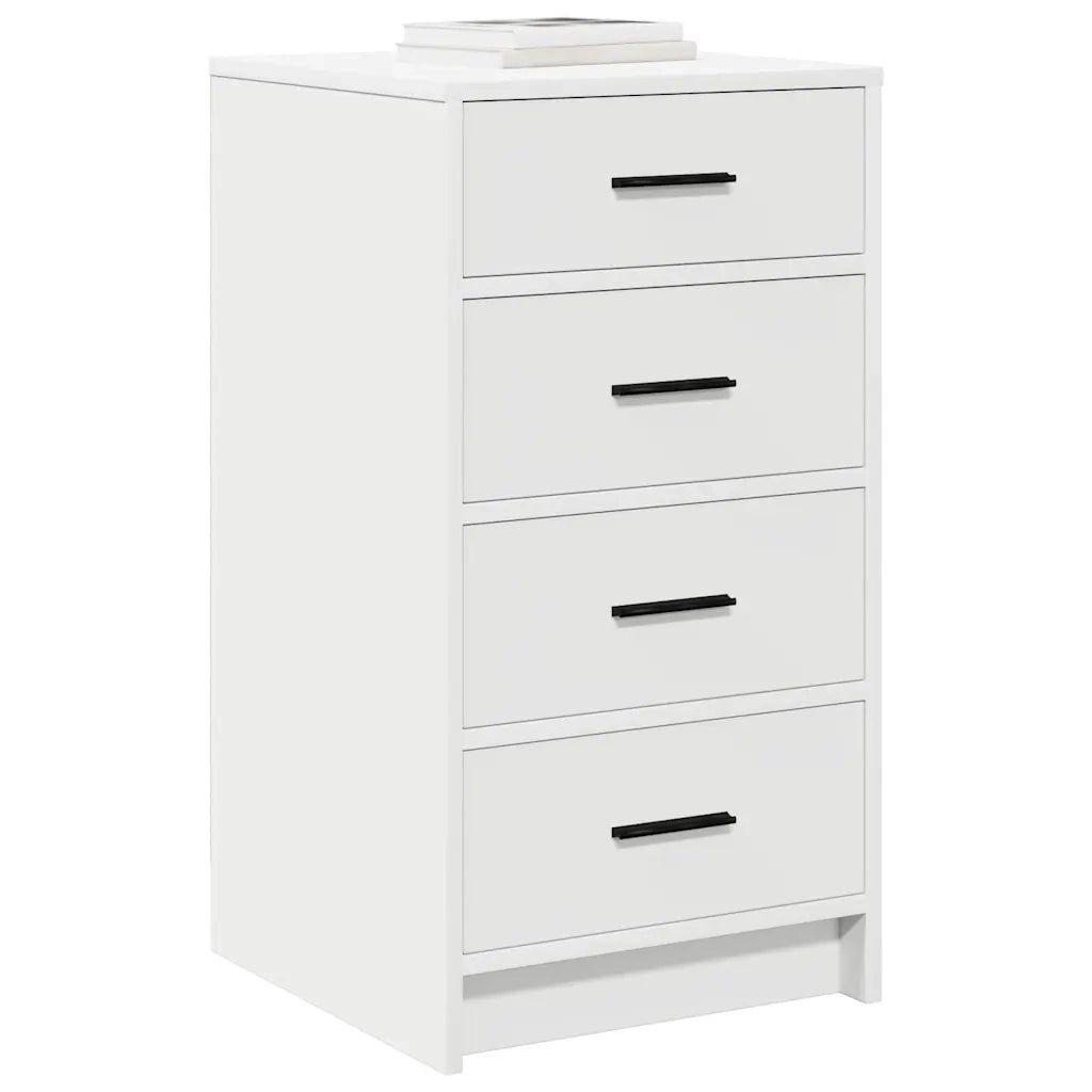 Credenza con Cassetto-Buffet-Armadio da cucina Bianco 40 x 41 x 75 cm Legno multistrato