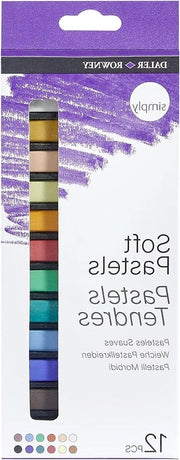 12 pastelli morbidi - ideali per artisti e appassionati di hobby