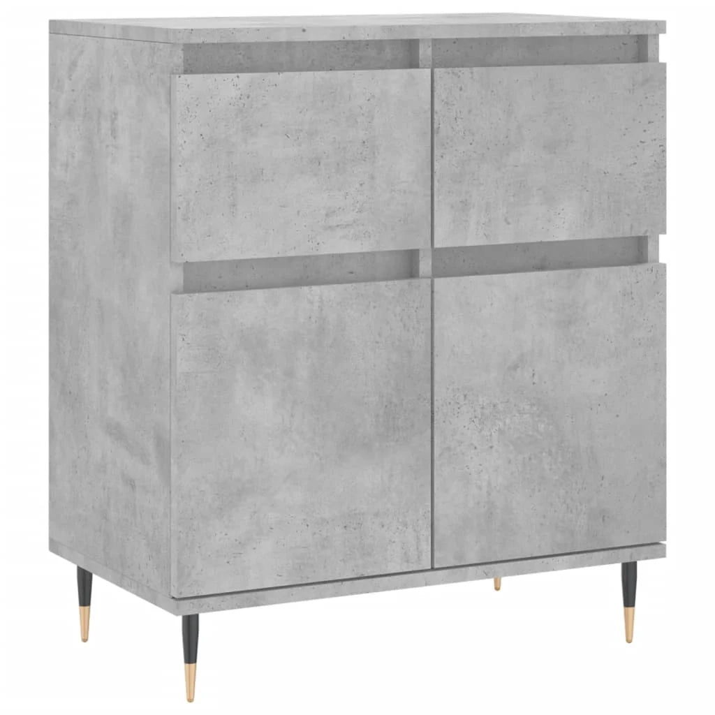 Buffet credenza cassettiera armadio mobile contenitore organizer per cucina soggiorno salotto 60 x 35 x 70 cm legno ingegnerizzato grigio 02_0031988