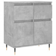 Buffet credenza cassettiera armadio mobile contenitore organizer per cucina soggiorno salotto 60 x 35 x 70 cm legno ingegnerizzato grigio 02_0031988