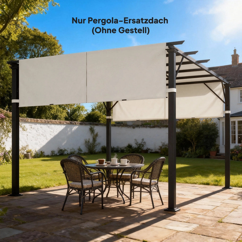 Tenda da sole per pergola ¨C zephmum ¨C crema 3x3m