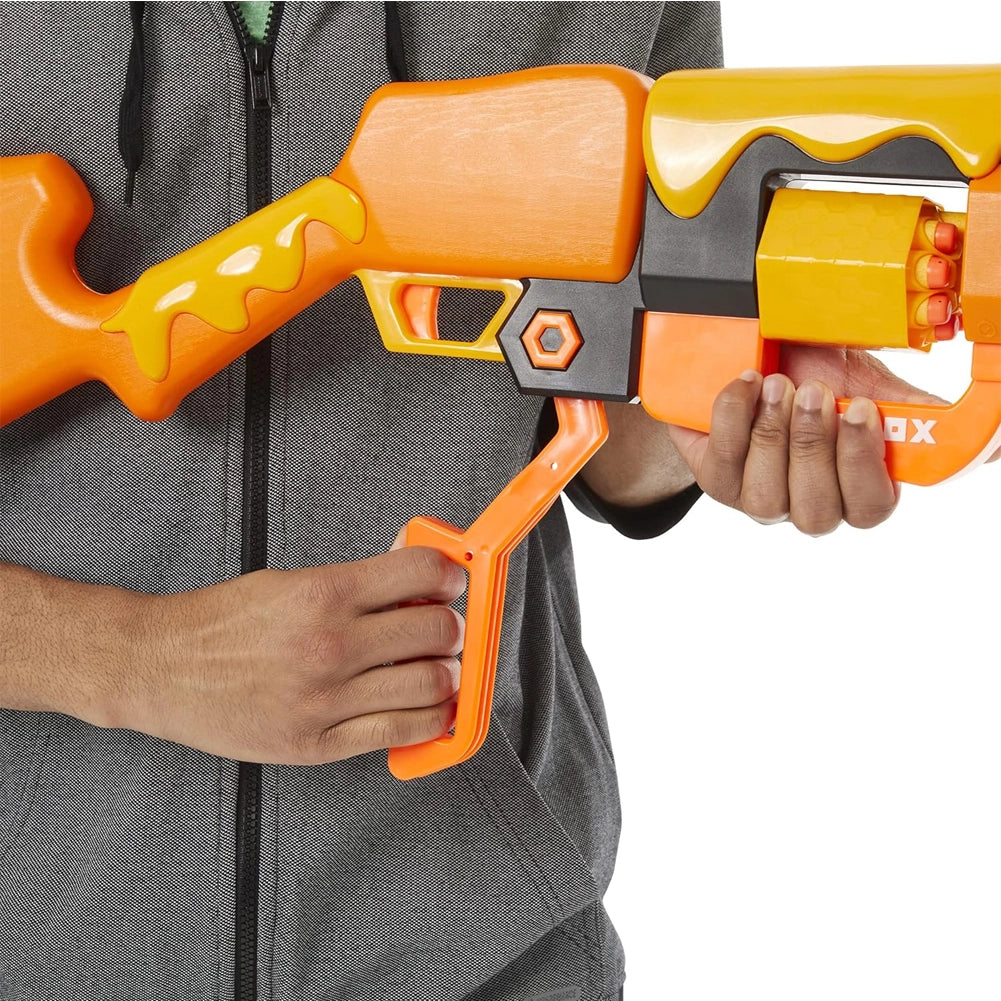 Hasbro Nerf Roblox Adopt Me Bees Blaster Lancia 8 Dardi Fucile Gioco Idea Regalo
