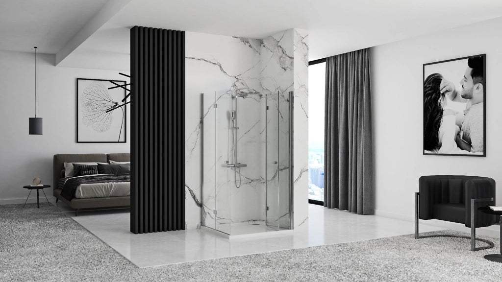 Cabina Doccia Pieghevole Rea Fold N2 Modulare 100x100