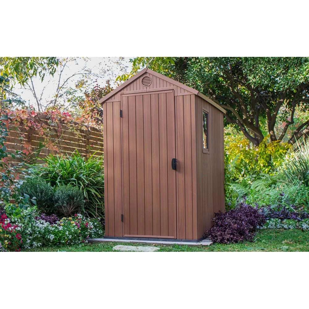 Casetta da Giardino in Resina Keter Darwin 4x6 Colore: Marrone