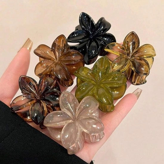 Spille per Capelli 6 Pezzi a Fiore - Antiscivolo - Amichevoli per Capelli - Adatti per Donne - Adatti per Code di Coda - Adatti per Varie Occasioni - Spille per Capelli