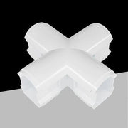 Trade Shop - Connettore Giunto A X Per Connessioni Plafoniere Lineari Raccordabili Yl20-x -