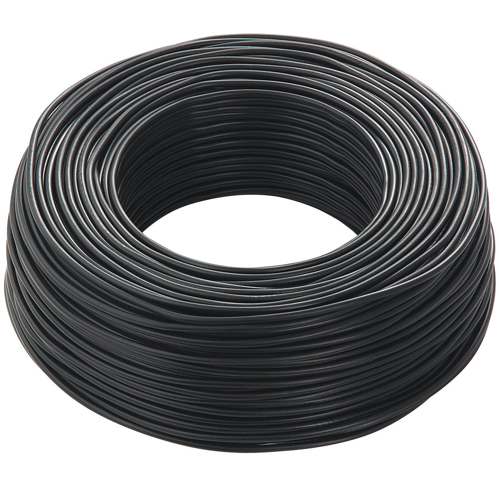 Cavo unipolare cordina unipolare antifiamma flessibile 1x4 mmq metri 100 no7v-k 05 nero