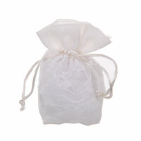 Set 24 Sacchetto con Ricamo Misure 55x55 cm