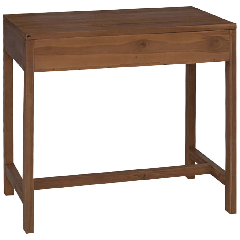 Scrivania con Cassetti Naturale Legno di teak solido 42026903