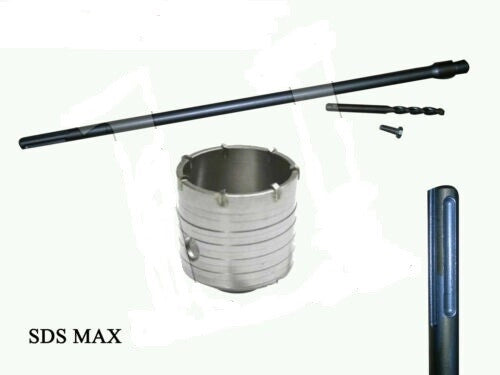FRESA A TAZZA mm 100 CAROTATRICE + ASTA SDS MAX 1000 MM
