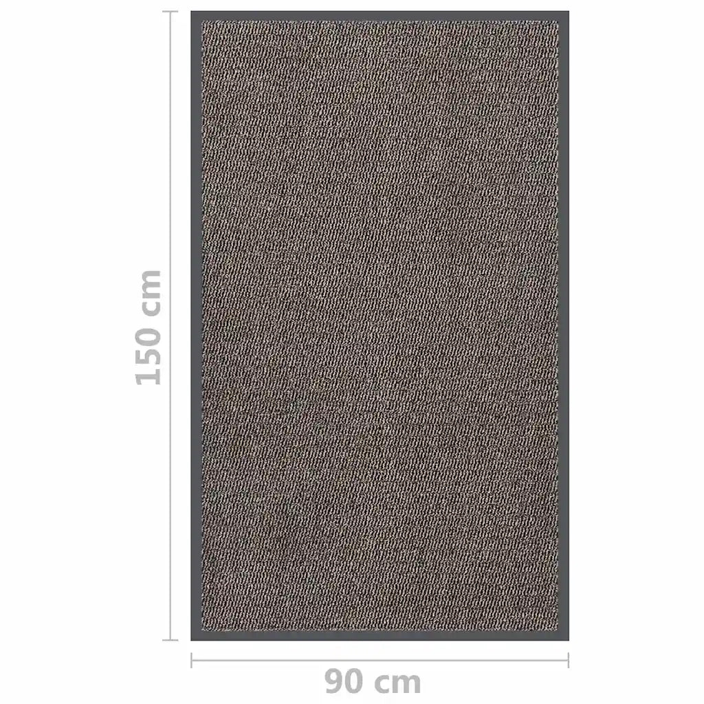 Zerbino Trapuntato 90x150 cm Marrone Scuro 326941