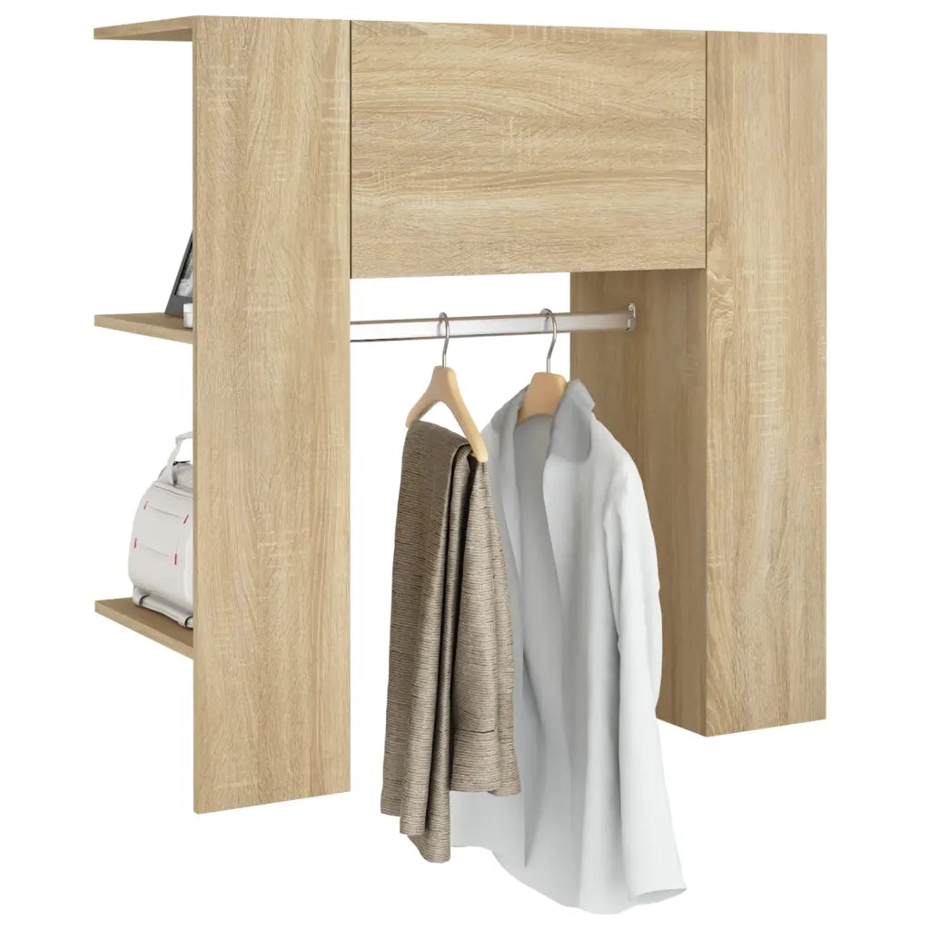 Scaffale Ingresso Rovere Sonoma 97,5x37x99 cm Legno Multistrato 808768