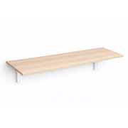 Mensola da Muro da appoggio in Legno nobilitato spessore 1,8 cm in colore Rovere  70x30 cm