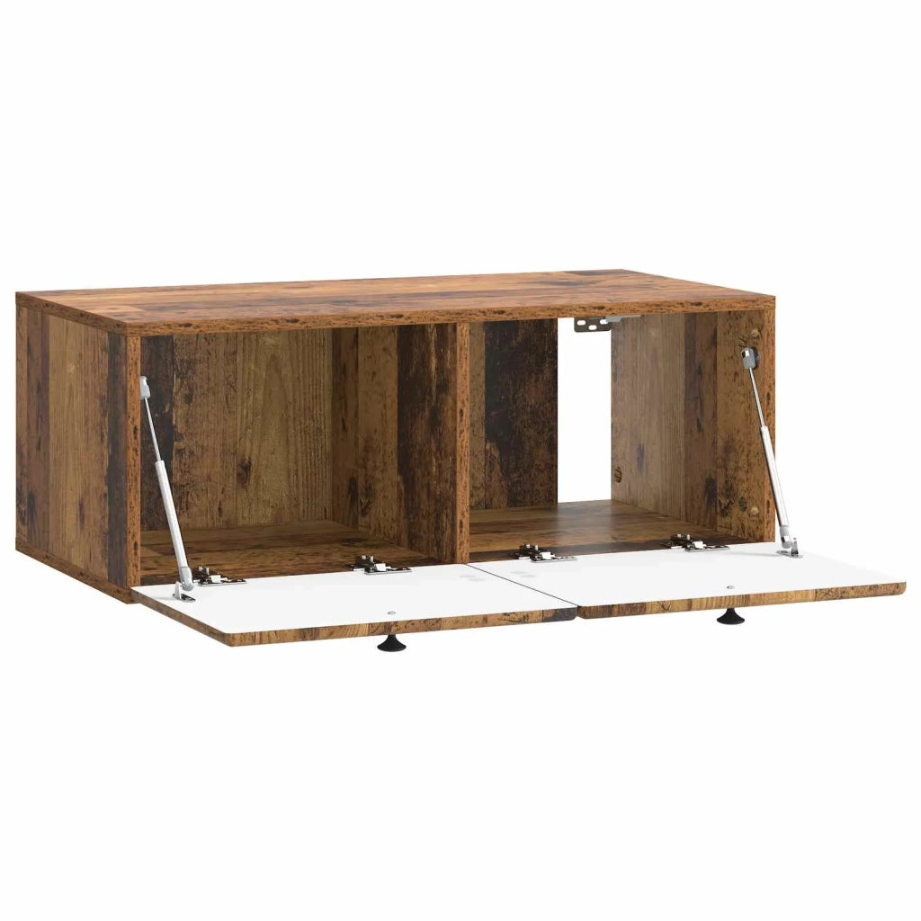 Mobile Porta TV da Muro 78,5 x 41 x 30 cm Legno antico 899203