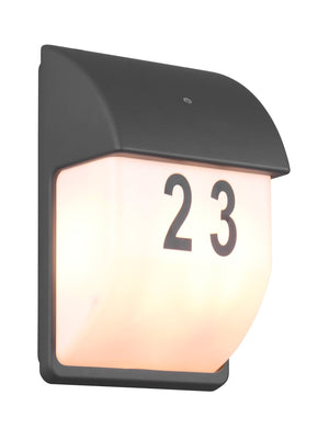 Applique da Esterno Attacco E14 in Alluminio Pressofuso Antracite