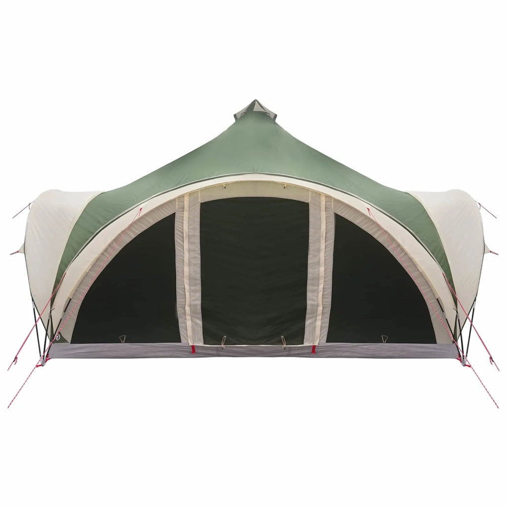 Tenda Tipi con tetto Verde 18 Persone Poliestere e Acciaio 42028619
