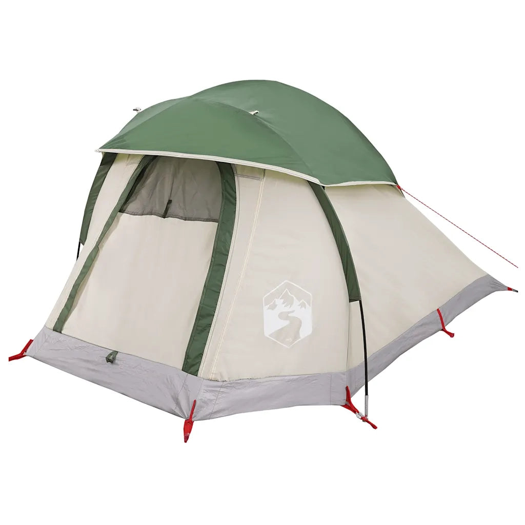Tenda da Campeggio a Cupola per 1 Persona Verde Impermeabile 94788