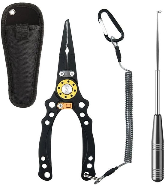 Strumento multifunzionale per la pesca - Rimosso dei ganci - Taglio della lenza - Maniglia ergonomico - Gadget professionale per la pesca