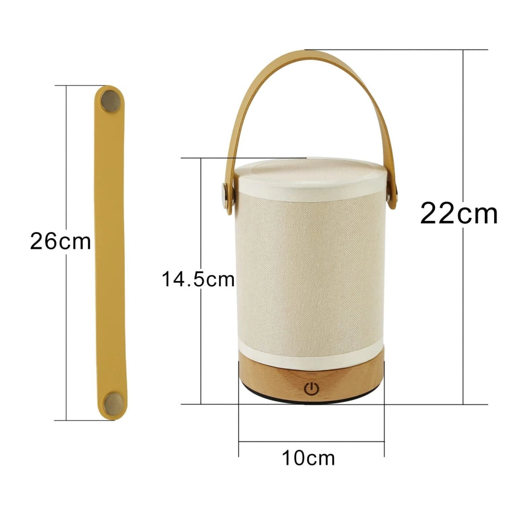ZMH Lampada da tavolo LED wireless touch dimmerabile USB ricarica per comodino