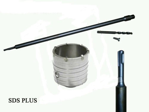 Fresa a Tazza 60 mm CAROTATRICE + ASTA SDS PLUS 1000 MM