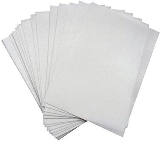 Papier da Wafel - Bianco Lucido - A4 - 50 Fogli - Spessore ca. 0,3 mm - Commestibile - Adatto per Torte