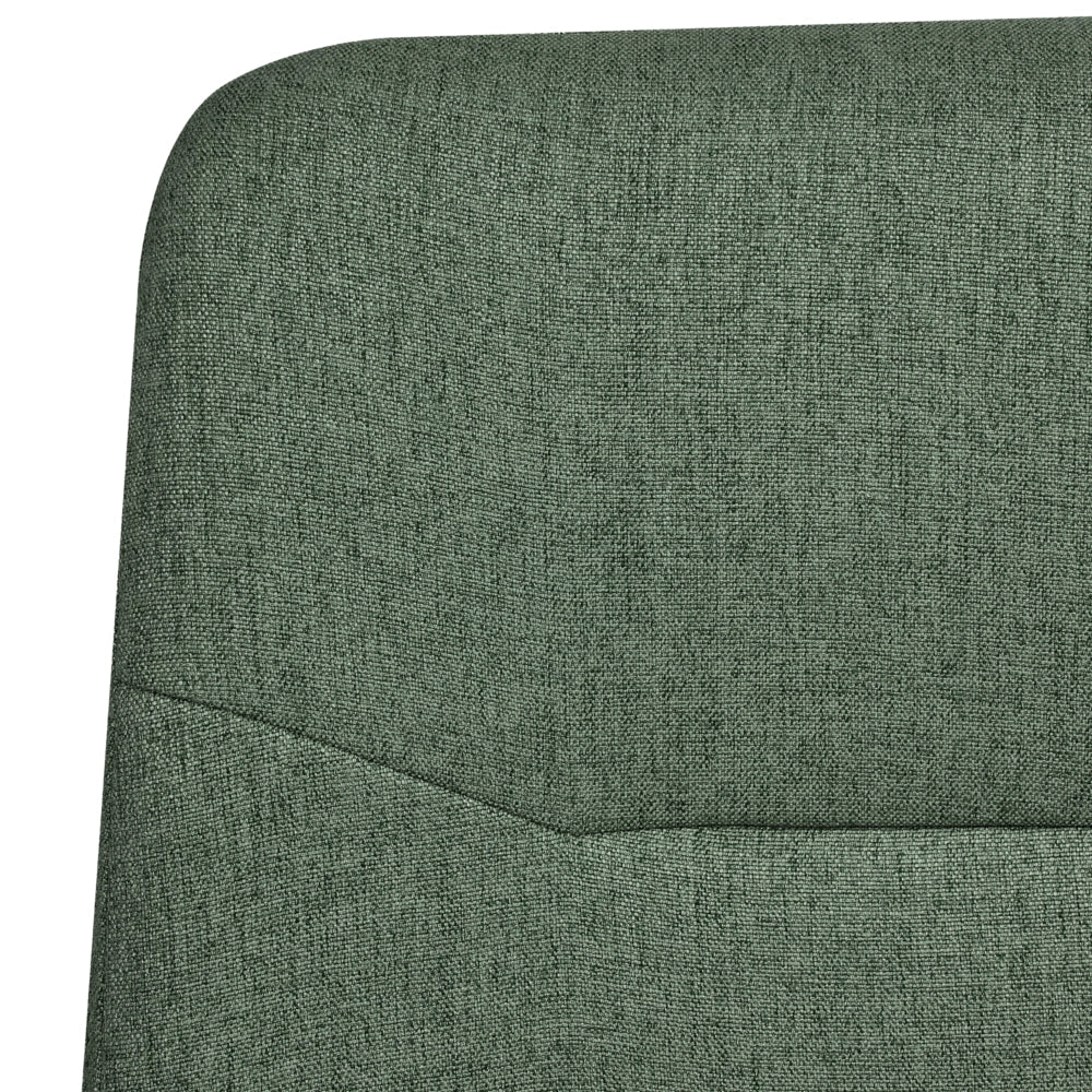 Sedia da ufficio in tessuto verde scuro girevole e regolabile in altezza con braccioli Casa Ufficio Studio Tradizionale Moderna
