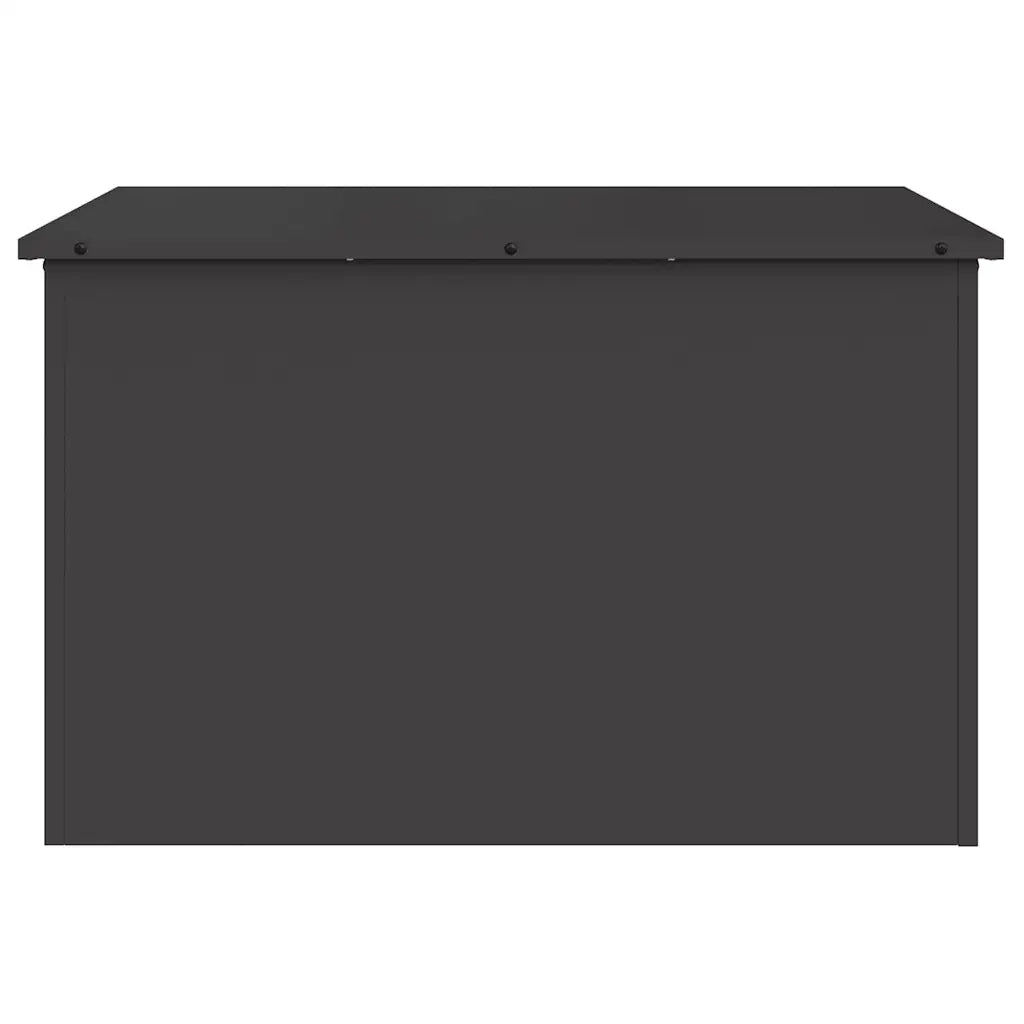 Scatola di Stoccaggio Esterno Nero 80 x 50,5 x 50 cm Acciaio CFW5394257