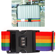 Trade Shop - Cinghia Fascia Cintura Combinazione Chiusura Bagaglio Viaggio Valigia Valigie -