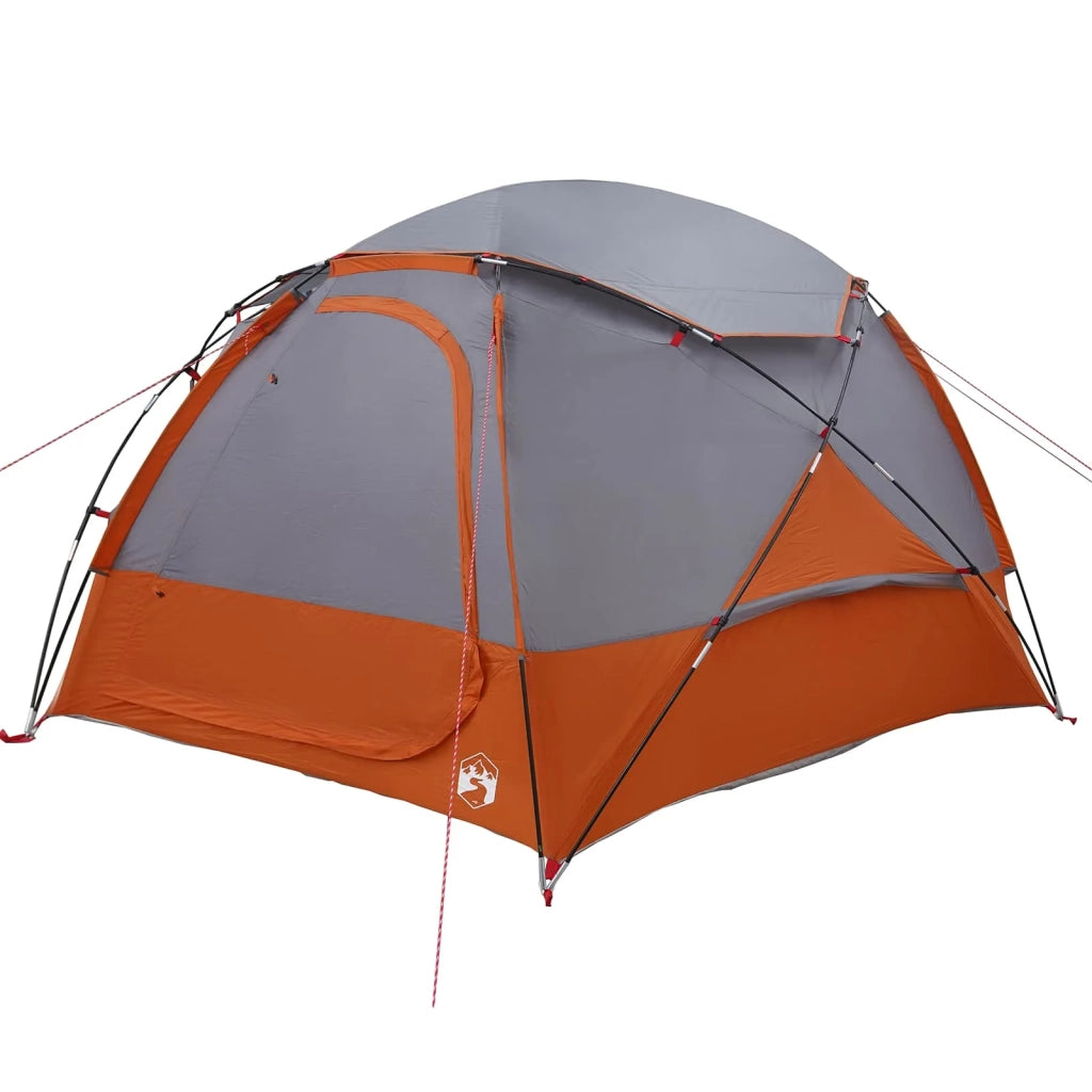 Tenda a cupola con tetto rimovibile Grigio e arancione 42017375