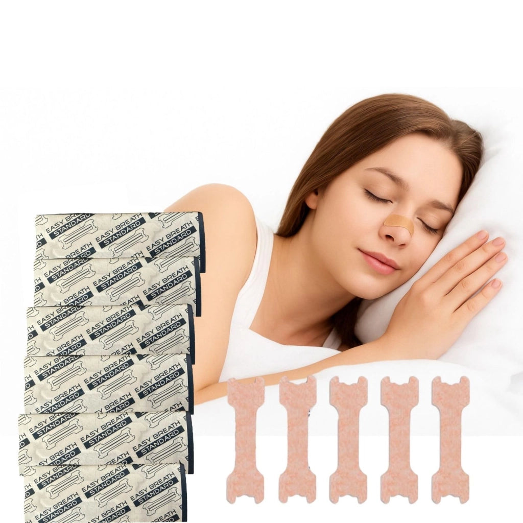 Cerotti Nasali Antirussamento 40 Pezzi 5,6x1,8 cm Ipoallergenici Adesivo Forte per Dormire - 62092
