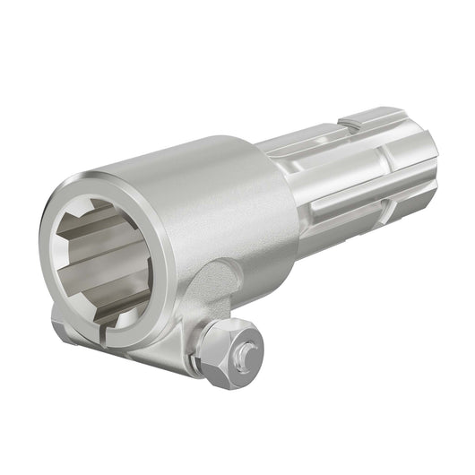 Boccola albero cardanico 175 mm Attacco albero scanalato 1 3/4" 6D Albero uscita 1 3/4" 6D Trattore