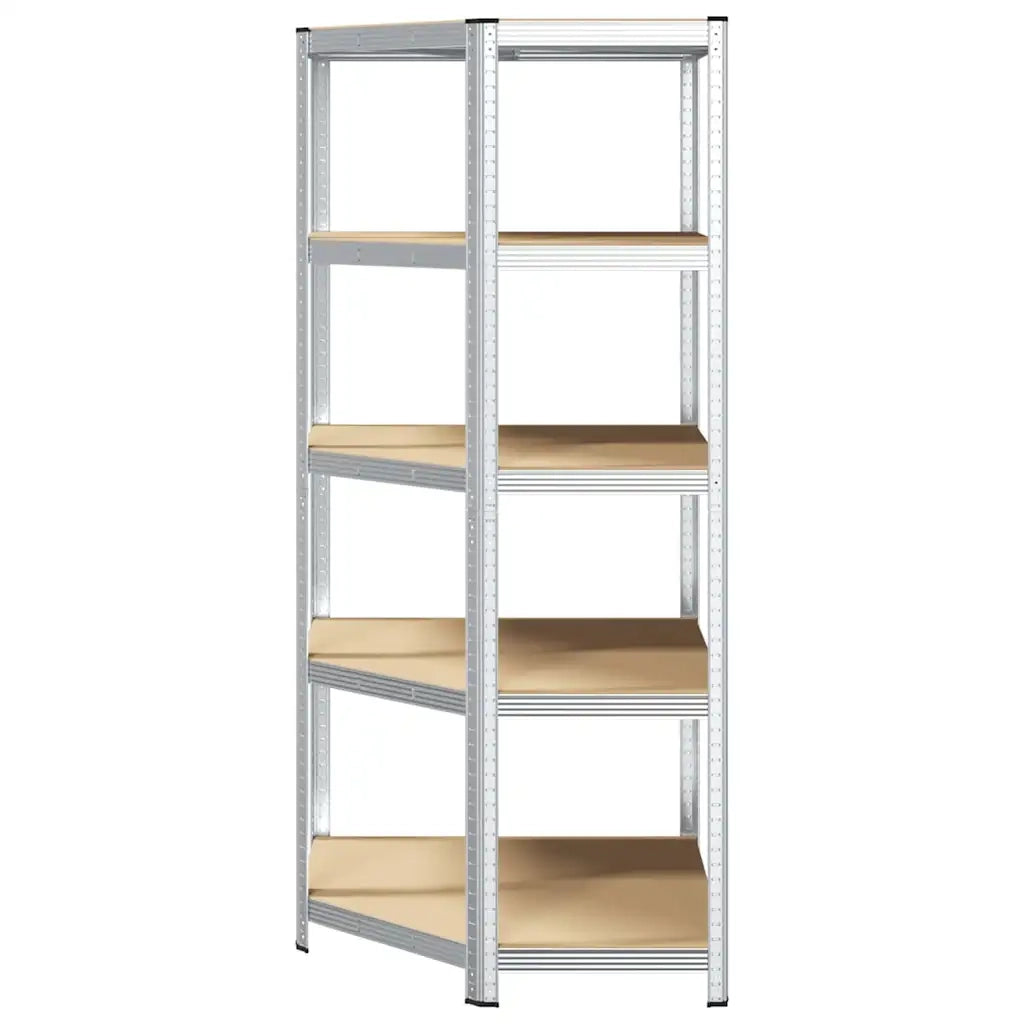 Mensola angolare Argento 90 x 90 x 198 cm Legno multistrato CFW7751382