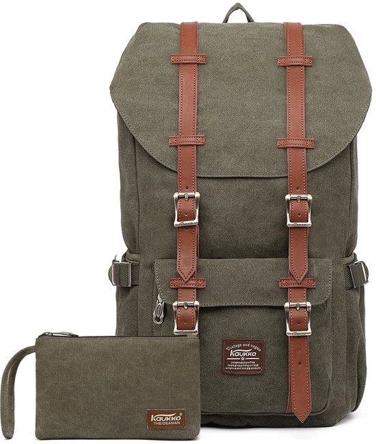 Zaino per Studenti con Altezza 46 cm, 22,4 L, adatto per Notebook da 15 pollici, Zainetto Casual per Studenti e Viaggiatori