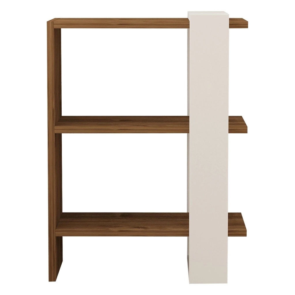 Biblioteca Netro, Libreria 3 Ripiani, 52x25x70h cm Bianco