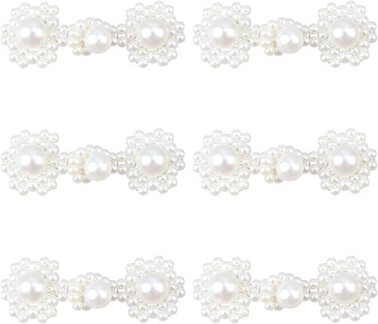 Punti di Cintura Bianchi 6 Paia di Punti di Cintura a Fiamma per Abbigliamento di Corte, Accessori di Cintura per Abito a Fiamma, Vestiti e Cappotti