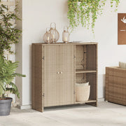 Armadio per stoccaggio  Beige 100x36x102 cm in Rattan