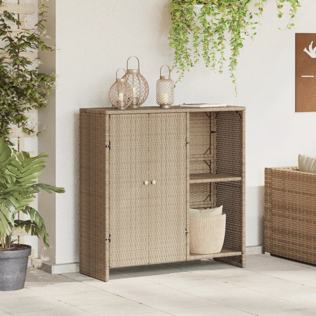 Armadio per stoccaggio  Beige 100x36x102 cm in Rattan